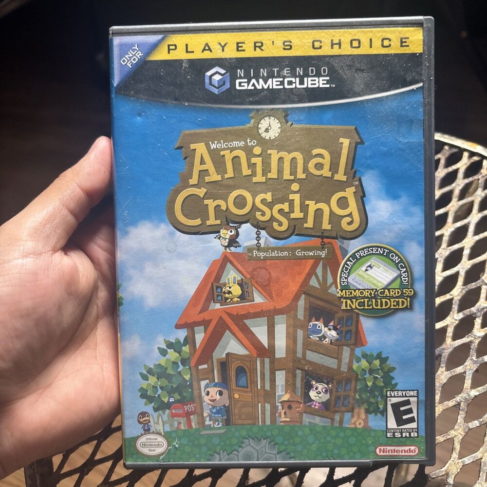 Animal Crossing (GameCube) Case ONLY - Auth Good Condition Players Choice